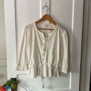 Lucky Brand Long Sleeve Button Down Pheasant Shirt size XL